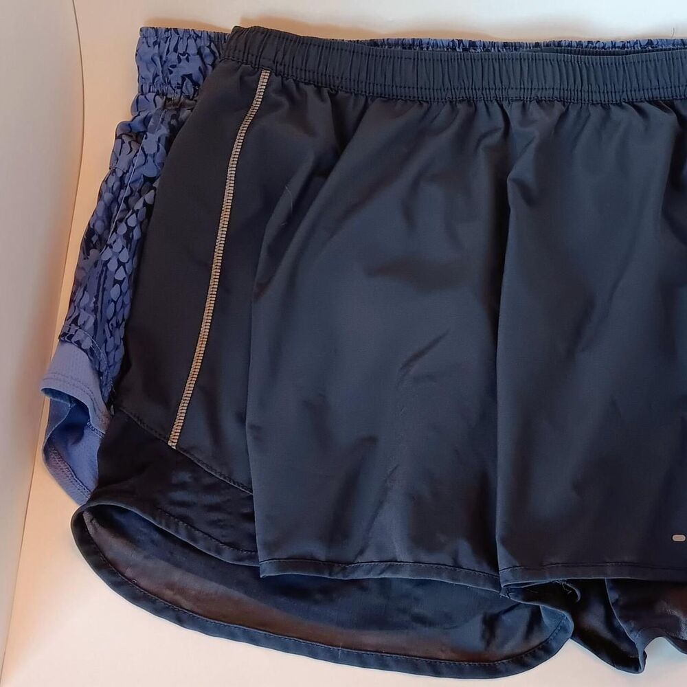 Athletic-works Women's Grey and Blue Shorts